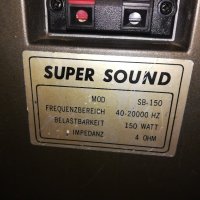 super sound sb-150 2x150watt/4ohm-metal-внос швеицария, снимка 13 - Тонколони - 21517941