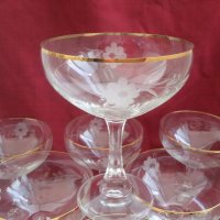 кристални чаши  , снимка 1 - Антикварни и старинни предмети - 18904807