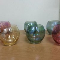 Стъклени чаши чашки за аперитив, снимка 3 - Антикварни и старинни предмети - 22081517