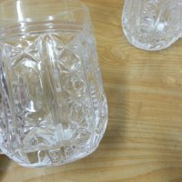 Кристални чаши стар руски кристал, снимка 2 - Антикварни и старинни предмети - 22342972