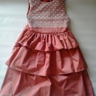 Детска рокля без ръкав с дантела, елегантна, снимка 1 - Детски рокли и поли - 11549212