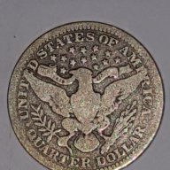25 Cents.Quarter Dollar 1909 Silver, снимка 1 - Нумизматика и бонистика - 16613297
