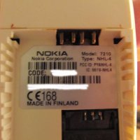 Телефон с копчета NOKIA 7210, нокиа 7210 модел 2002 г. - MADE IN FINLAND - работещ , снимка 5 - Nokia - 19878295