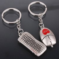 Двойка ключодържатели за влюбени - Клавиатура и мишка, снимка 1 - Други - 22559968
