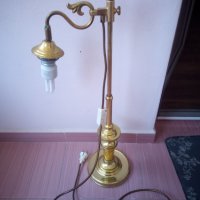 Стара месингова лампа, снимка 6 - Антикварни и старинни предмети - 26039907