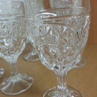 Ретро кристални чаши за вино , снимка 8 - Антикварни и старинни предмети - 23832450
