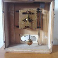 1959 г. Стар дървен часовник за стена, снимка 3 - Антикварни и старинни предмети - 12253679