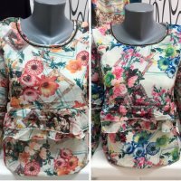 Дамска блуза две разцветки, снимка 1 - Блузи с дълъг ръкав и пуловери - 23355108