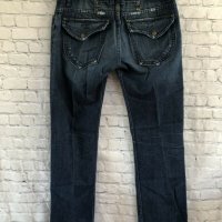 $218 Мъжки дънки Robin's Jean Men's Straight Leg Flap Pocket Jeans-Style D5030 - Size 34 x 33, снимка 2 - Дънки - 26070800