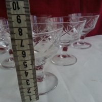  Ретро кристални чаши , снимка 6 - Антикварни и старинни предмети - 20115737