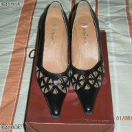 Продавам черни дамски обувки, снимка 1 - Дамски обувки на ток - 14268459