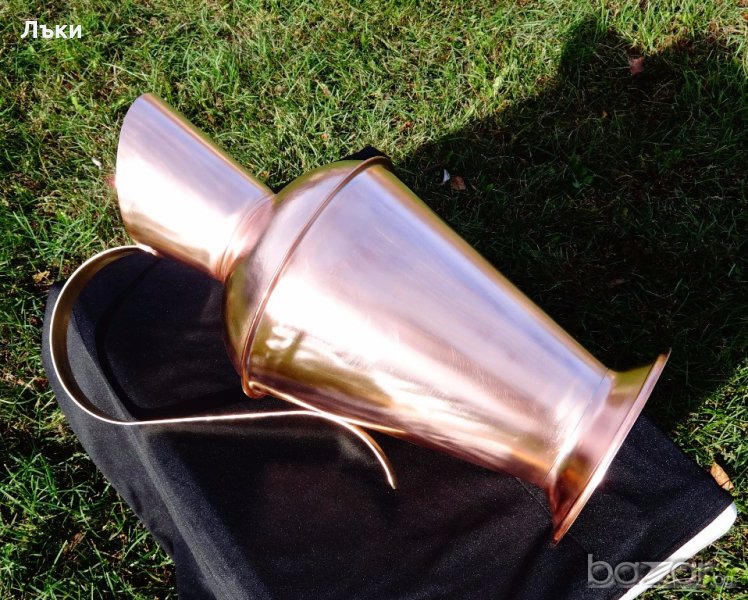 Медна кана 2.5 кг.,чиста червена мед., снимка 1