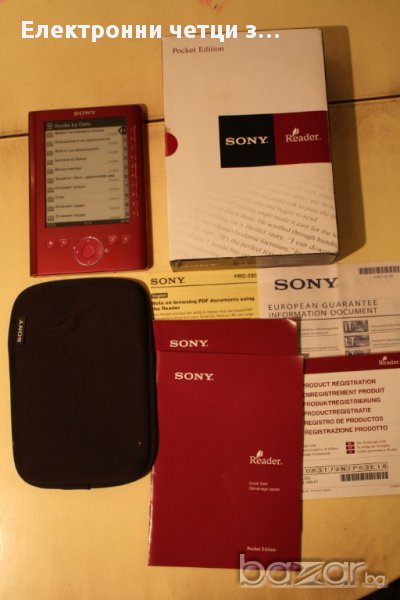 електронен четец за книги ereader Sony Pocket Edition Prs-300 5" E-ink, снимка 1