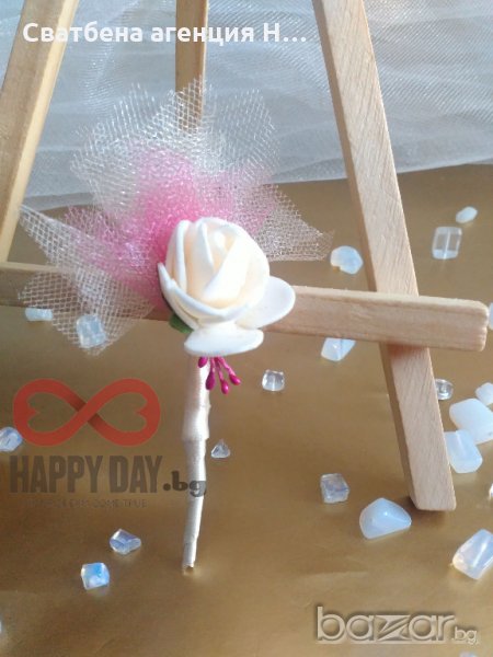 Сватбена бутониера за ревер Естер, снимка 1