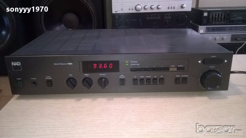 Nad 7020e-stereo receiver-made in taiwan-внос швеицария, снимка 1
