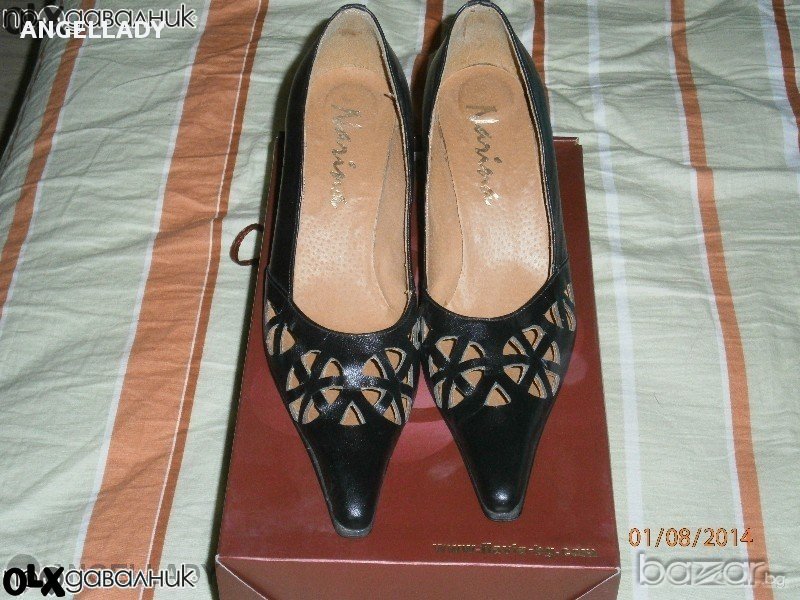 Продавам черни дамски обувки, снимка 1