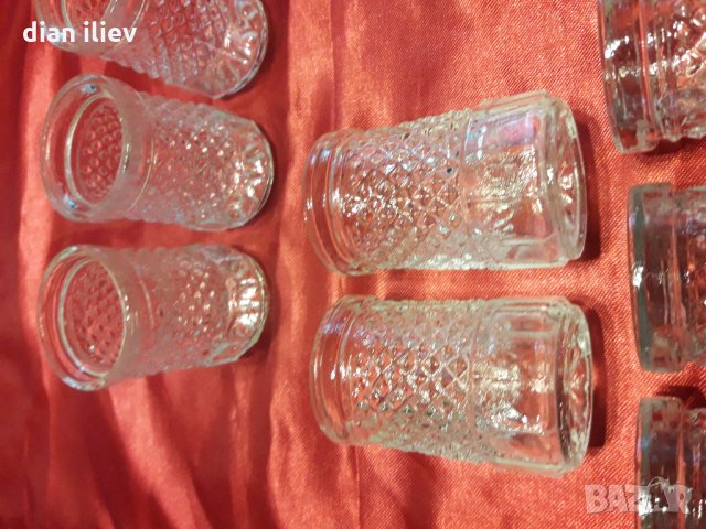Ретро кристални чашки, снимка 11 - Чаши - 25035711