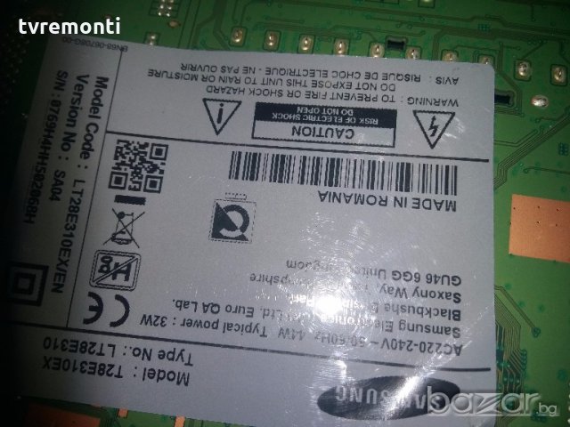 MAIN AV BOARD BN41-02105A BN94-09314G, снимка 5 - Части и Платки - 20086584