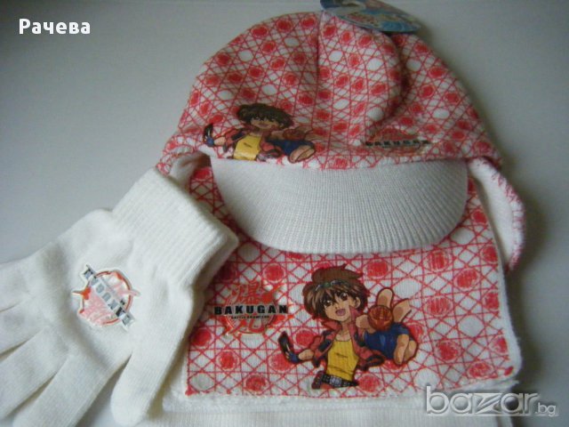 Комплект шал, шапка, ръкавици, снимка 1 - Шапки, шалове и ръкавици - 16017664