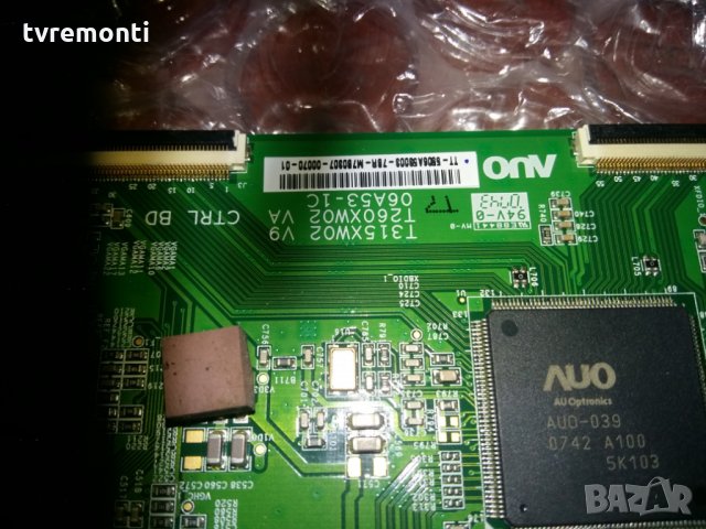 T-CONTROL BOARD T315XW02 V9 06A53-1C, снимка 2 - Части и Платки - 22596706