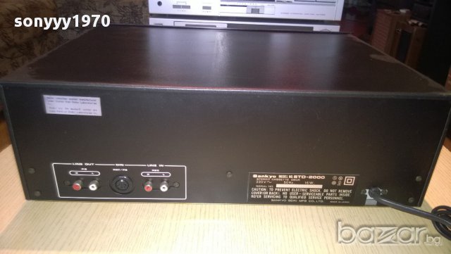 sankyo std-2000 stereo cassette deck-made in japan-внос швеицария, снимка 13 - Ресийвъри, усилватели, смесителни пултове - 9138962