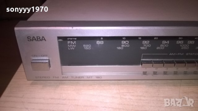 saba mt180 tuner 20v-внос швеицария, снимка 5 - Ресийвъри, усилватели, смесителни пултове - 24516857