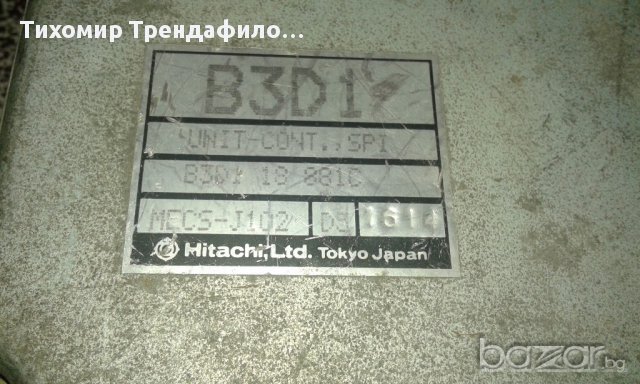Компютър двигател за Mazda 121 (DB) 1.3 16V, 72 к.с. 1991 B3D1 18 881C, снимка 2 - Части - 17226718