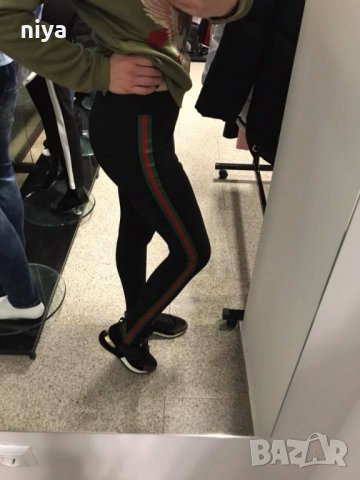 Панталон със кант,имитация на Gucci - Универсален размер - (С, М ) 