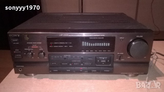 sony ta-d509 stereo amplifier-made in japan-внос швеицария, снимка 5 - Ресийвъри, усилватели, смесителни пултове - 21948469