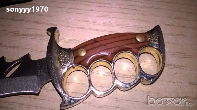 немски ножове в кания 17см с канията-внос швеицария, снимка 13 - Антикварни и старинни предмети - 18040006