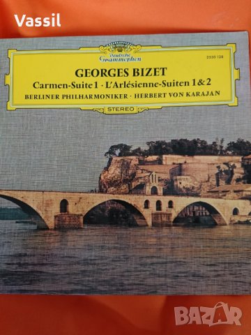 LP грамофонни плочи класика Lanza Karajan Bizet Ravel Rachmainov Ashkenazy, снимка 2 - Грамофонни плочи - 23669883