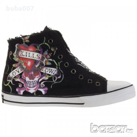  Ed Hardy оригинални унисекс кецове Uk3,5/37, снимка 4 - Кецове - 7782542