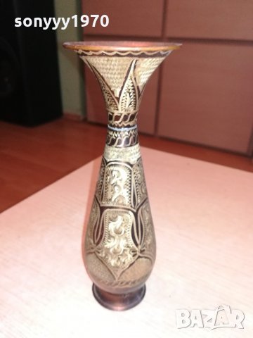 красива ваза-мед/месинг-внос швеицария, снимка 7 - Колекции - 21615289