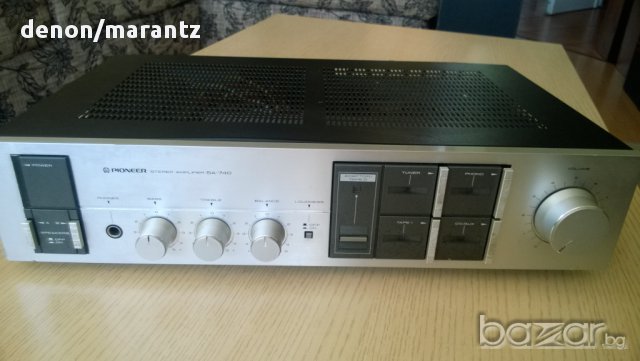 pioneer sa-740-stereo amplifier-made in japan-внос швеицария, снимка 5 - Ресийвъри, усилватели, смесителни пултове - 8259200