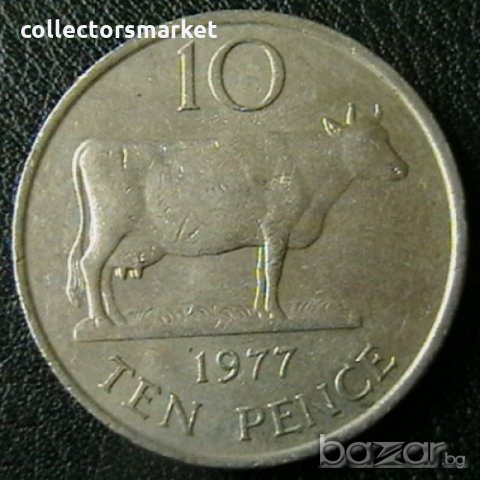 10 пенса 1977, Гърнси