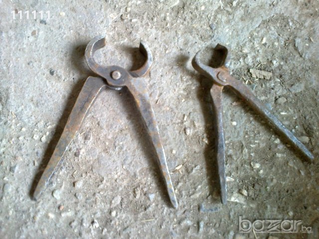 Клещи Ковани стари, снимка 3 - Други ценни предмети - 18895046