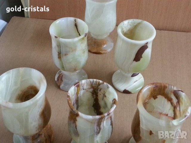  чаши от оникс, снимка 3 - Антикварни и старинни предмети - 25044367