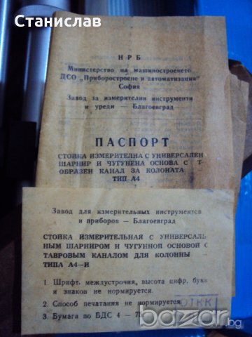 Българска стойка за индикатор, снимка 3 - Други машини и части - 19367760
