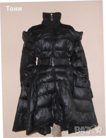 Елегантно черно яке Elisabetta Franchi , снимка 2 - Якета - 21973425