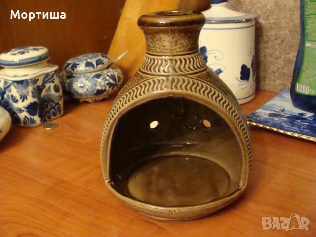 Немски керамичен ароматна лампа , снимка 2 - Декорация за дома - 22998659