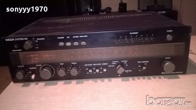 wega system 450-r10 sereo receiver-внос от англия, снимка 4 - Ресийвъри, усилватели, смесителни пултове - 19613347