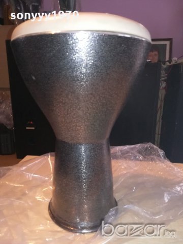 ГОЛЯМА сива пръскана-тарамбука от сирия-40х25см, снимка 6 - Ударни инструменти - 21087515