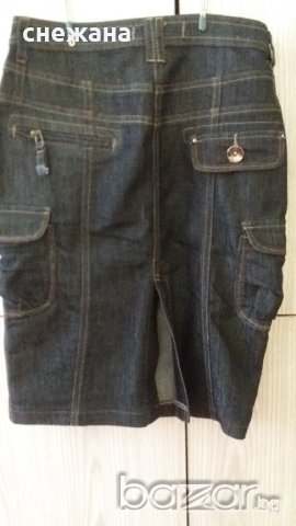 дънкова пола, снимка 2 - Поли - 18683330