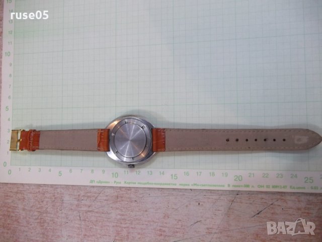Часовник "POLJOT" с датник съветски мъжки работещ, снимка 4 - Мъжки - 23197520
