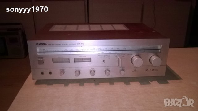 yamaha cr-440 stereo receiver-made in japan-280watts-swiss, снимка 2 - Ресийвъри, усилватели, смесителни пултове - 24397045
