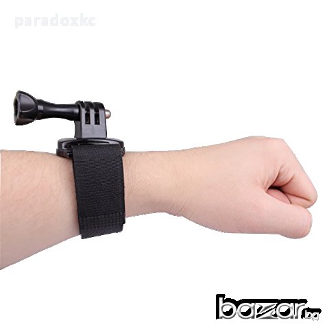 Ротационна 360° Wrist Strap Mount Gopro еластична лента за ръка, снимка 3 - Камери - 10537086