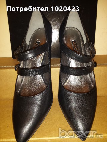 Обувки Ecco 38 номер естестена кожа, снимка 4 - Дамски обувки на ток - 10788792