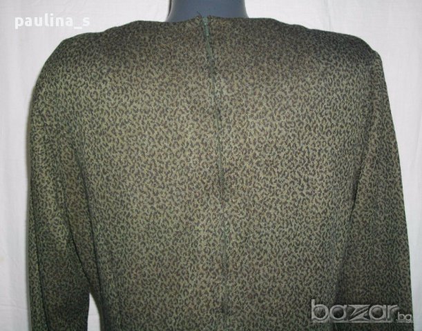 Дизайнерска рокля в зелен леопардов принт "Creation Atelier" D J , снимка 6 - Рокли - 12788277