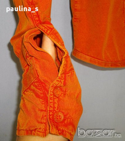 Памучна спортна риза "Garcia" genuine denim, снимка 5 - Ризи - 14430838