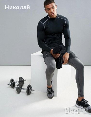 Under Armour coldgear compression long sleeve top, снимка 14 - Спортни дрехи, екипи - 25125504